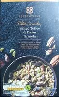 Mängden socker i Salted toffee & pecan granola