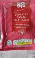 Mängden socker i Sweet chilli and garlic stir fry sauce