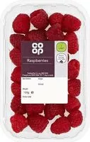 Mängden socker i Co Op Raspberries Punnet