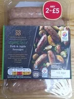 Mängden socker i Pork and Apple Sausages