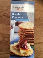 Mängden socker i Coop Sea salt crackers