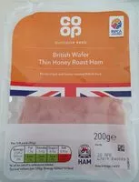 Mängden socker i British Wafer Thin Honey Roast Ham