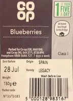 Mängden socker i Blueberries
