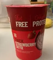 Mängden socker i Thick strawberry skyr