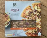 Mängden socker i Coop Texan Style BBQ Chicken Pizza