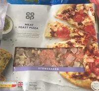 Mängden socker i Meat Feast pizza