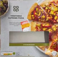 Mängden socker i Vegetable supreme pizza