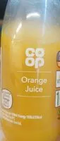 Mängden socker i Coop orange juice