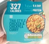 Mängden socker i Thai style chicken & chickpea curry