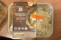 Mängden socker i Chicken curry & egg fried rice