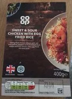 Mängden socker i Sweet & sour chicken with egg fried rice