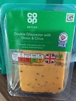 Mängden socker i Double Gloucester with chive and onion