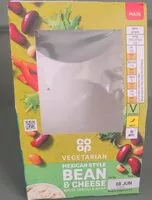 Mängden socker i Mexican style bean and cheese white tortilla wrap