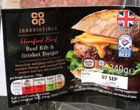 Mängden socker i Beef Rib & Brisket Burger