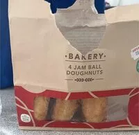 Mängden socker i Bakery 4 Jam ball doughnuts
