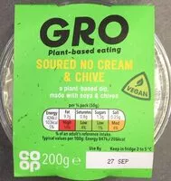 Mängden socker i Soured no cream & chive