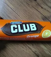 Mängden socker i McVitie's Club Orange 8 x (176g)