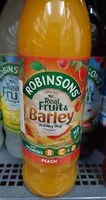 Mängden socker i Robinsons Real Fruit & Barley - Peach