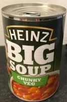 Mängden socker i Heinz Big Soup Chunky Veg