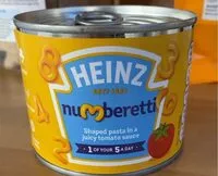 Mängden socker i Numberetti