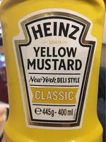 Mängden socker i Heinz yellow mustard classic