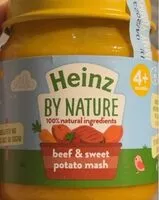 Mängden socker i Beef & sweet potato mash