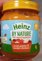 Mängden socker i Heinz by nature sweet potato & tender chicken