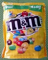 Mängden socker i m&m's maxi peanut