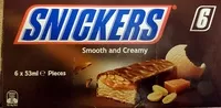 Mängden socker i Snickers Eis