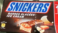 Mängden socker i SNICKERS  barres glacées