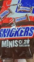 Mängden socker i Snickers Minis Chocolate Pouch
