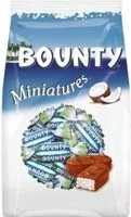 Mängden socker i Bounty Mini Pouch Chocolate