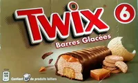 Mängden socker i Twix barres glacées
