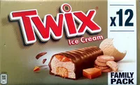 Mängden socker i TWIX ice cream