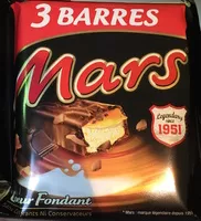 Mängden socker i Mars Coeur Fondant