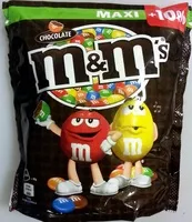 Mängden socker i M&M's chocolate