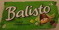 Mängden socker i Muesli goût noisettes raisins