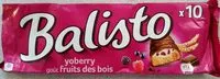 Mängden socker i Balisto Fruits des bois x10