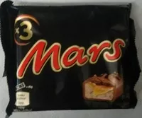 Mängden socker i Mars