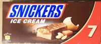 Mängden socker i Snickers glacé x7