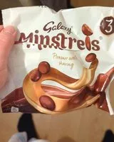 Mängden socker i Galaxy Minstrels 3 x 42g bags