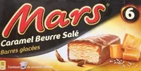 Mängden socker i Mars glacé caramel au beurre salé x6