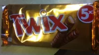 Mängden socker i Twix x5