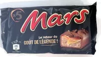 Mängden socker i Mars x5