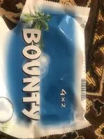 Mängden socker i Bounty Milk 4 Pack 285G
