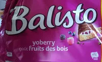 Mängden socker i Balisto goût fruits des bois