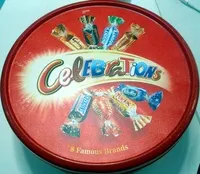 Mängden socker i Celebrations