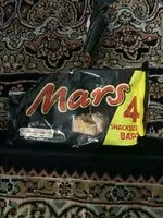 Mängden socker i Mars 4 snacksize bars