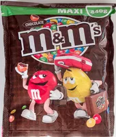 Mängden socker i M&m's chocolate