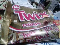 Mängden socker i Twix Minis 14er